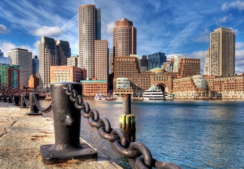 Boston MA skyline