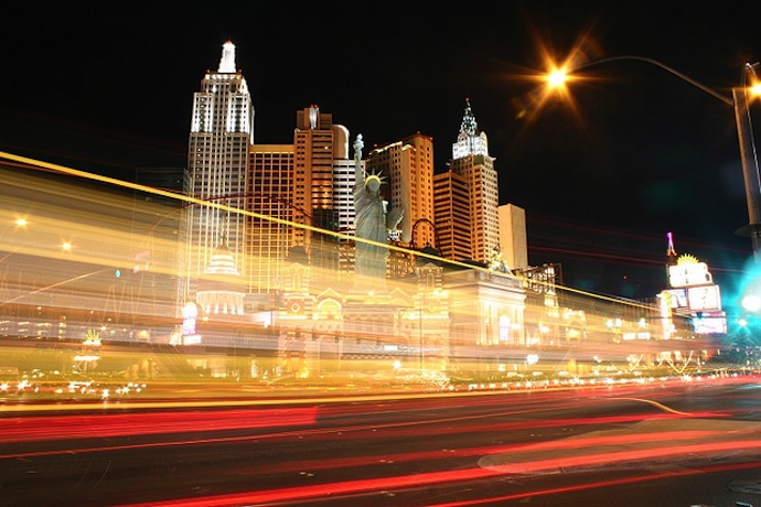 Las Vegas NV at night
