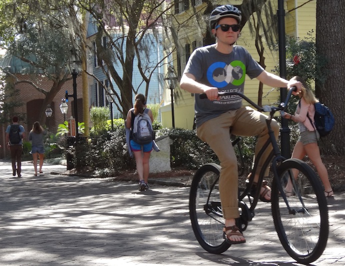 cycling in Charleston