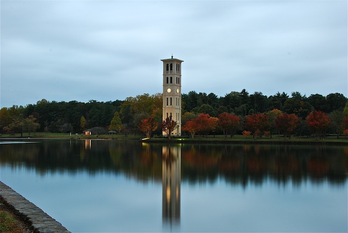 Greenville Furman University bell tower