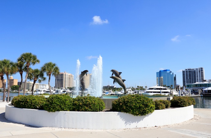 Sarasota Dolphin Fountain