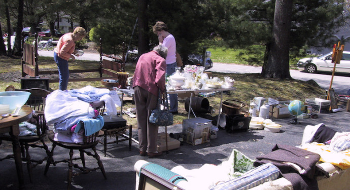  Having a yard sale is part of the downsizing process for many (Photo Credit: Erin Stevenson O'Connor)