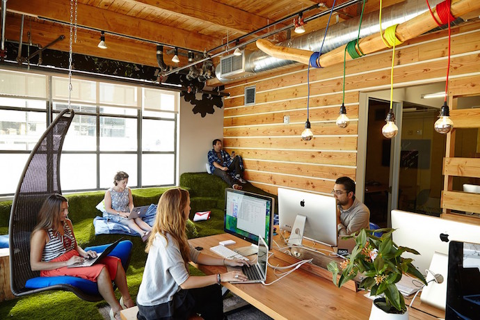  Galvanize is one of several co-working spaces for startup entreprenneurs in Denver, CO