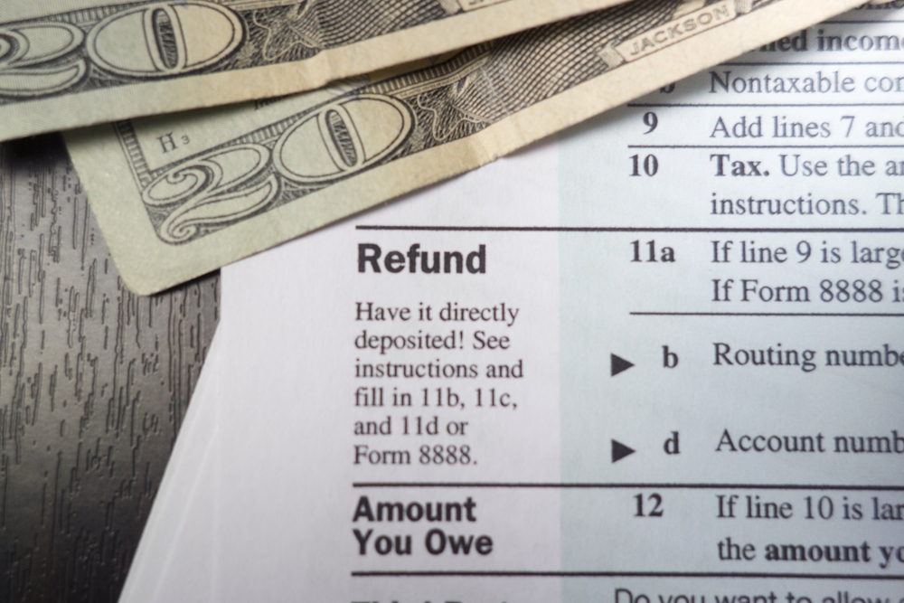 tax refund form