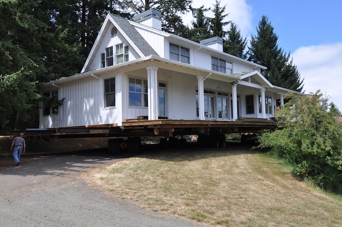 Another home transported by Northwest Structural Moving.