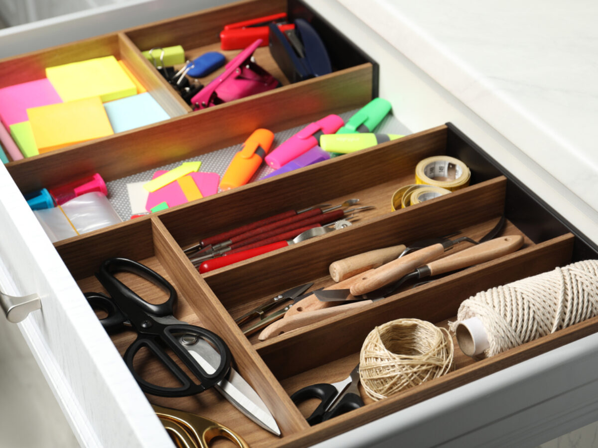 I just organized my junk drawer with the help of a fishing tackle