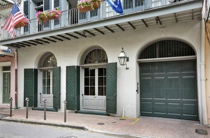 Brad Pitt and Angelina Jolie's former home at 521 Governor Street in New Orleans. via Zillow