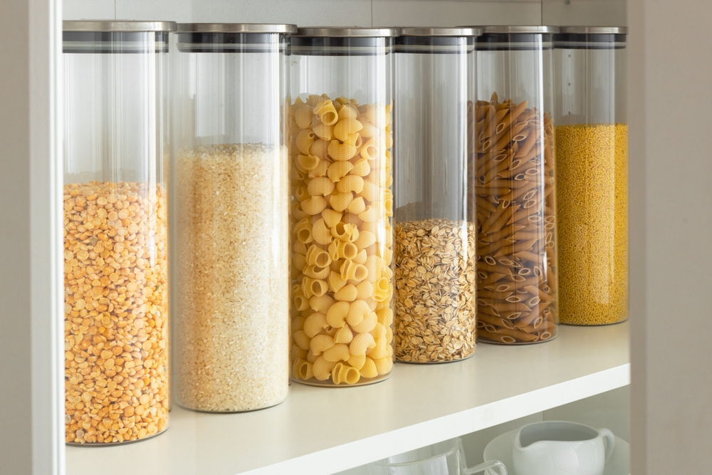 clear pantry canisters