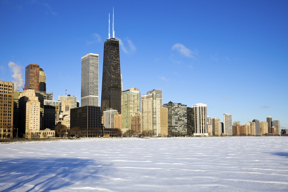 Winter in Chicago, IL