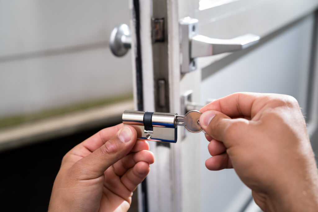 Cylinder Lock For Storage Units